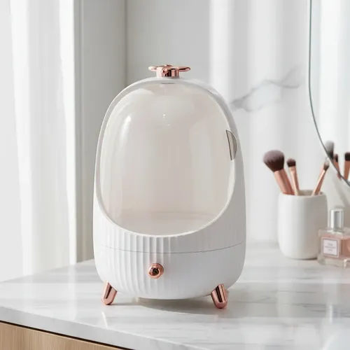 Organizador Porta Cosmeticos Maquillaje Make Up Capsula Luz