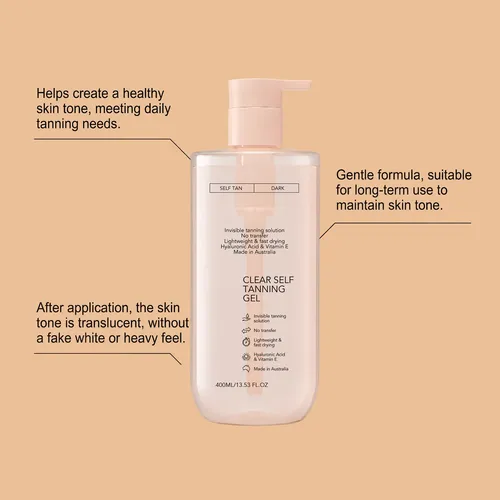 A.gel Autobronceador Hidratante Efecto Natural 400ml Xya.
