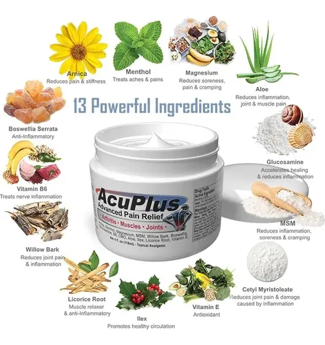 Acuplus Crema Antiinflamatoria 4 Oz
