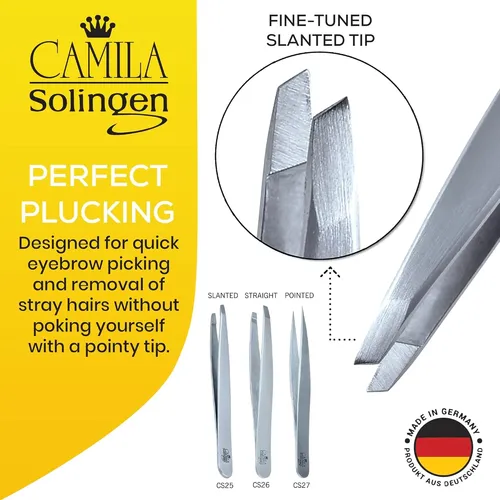 Pinza Profesional Acero Inoxidable Precisión Para Cejas