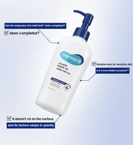 Derma:b Ceramd Repair Oil Es Un Aceite Corporal Hidratante