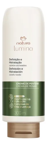 Crema Para Peinar Cabello Rizado Y Rulos Lumina Natura