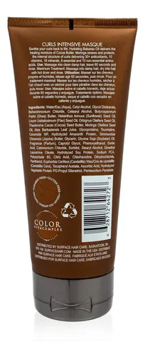 Mascarilla Para El Cabello, Superficie Y Rizos, Hidratación