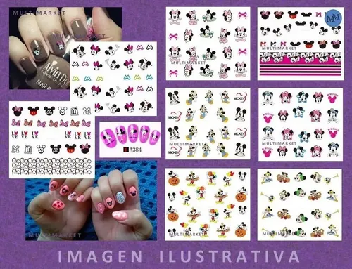 Stickers Al Agua Warer Decals 5 Motivos Infantiles Surtidos