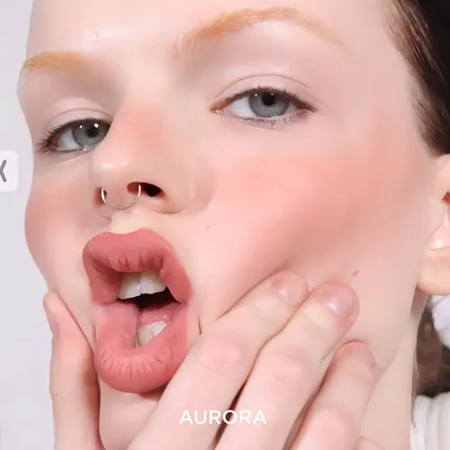 Labial Regina Mate Larga Duración Nude Crayón Aurora