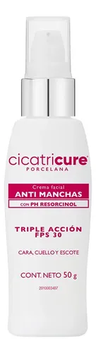 Cicatricure Antimanchas Crema Con Resorcinol X 50g Momento de aplicación Día Tipo de piel Todo tipo