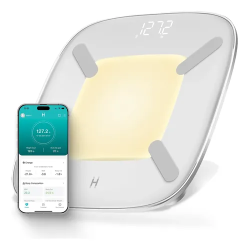 Pantalla Led Blanca Inteligente Digital Scale Homedics