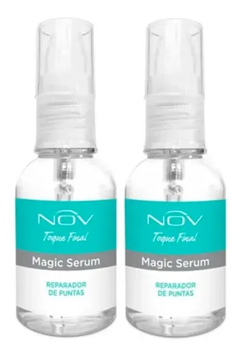 2 Magic Serum Nov Reparador Puntas Toque Final X 50 Ml