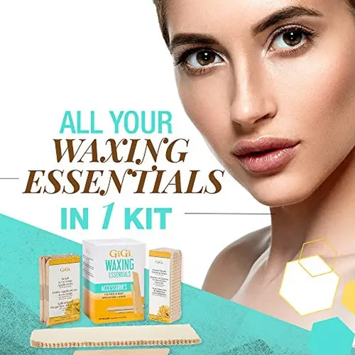 Gigi Wax Essentials, Aplicadores Y Tiras De Muselina Para Ro