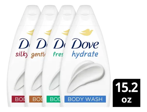 Jabón Líquido Corporal Dove Variedad 6 Unidades 500ml