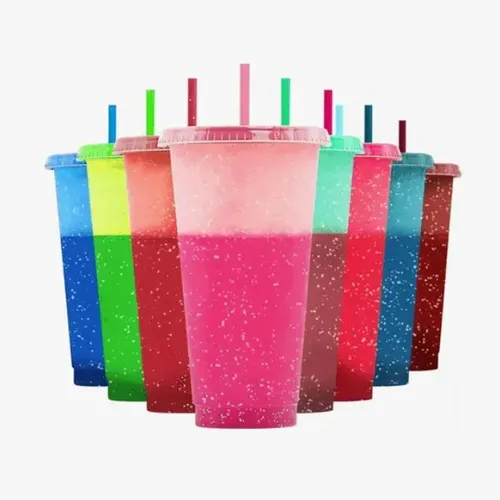 Jsjx Juego De 20 Vasos Mágicos De 710 Ml, Cambian De Color,