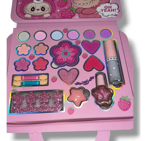 Paleta O Kit Estuche De Maquillaje Labubu Para Niña Spa