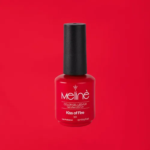 Meline Esmalte Semipermanente Gel Led/uv 951 Kiss Of Fire