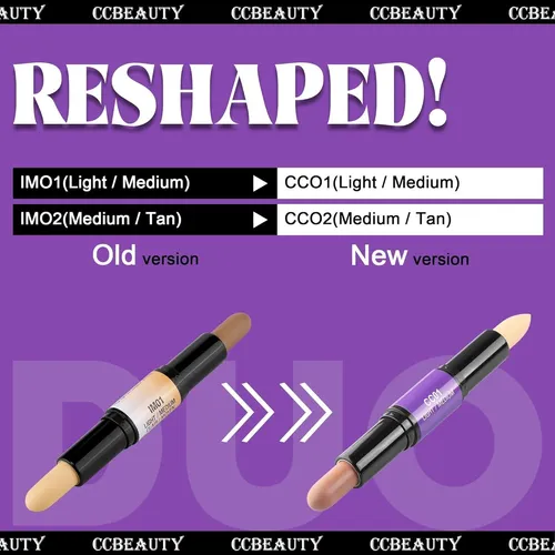 Kit De Contorno E Iluminador 2-en-1 Ccbeauty