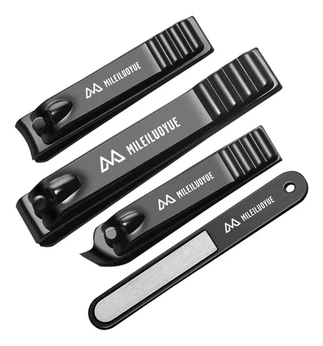 Set De Cortauñas Mileiluoyue De Acero Inoxidable 4 Piezas Ne