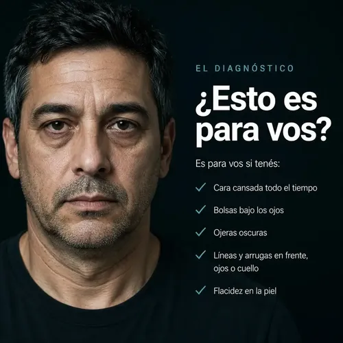Kit Facial Antiedad Hombre Ácido Hialurónico Colágeno Vitamina C Azuya