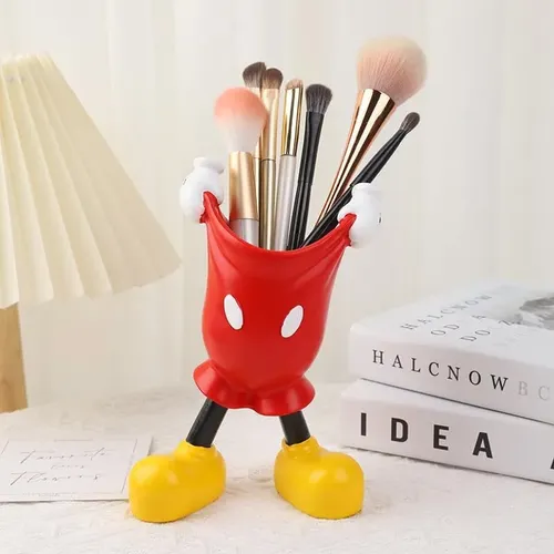 Bonito Soporte De Escritorio Para Maquillaje Y Bolígrafos.