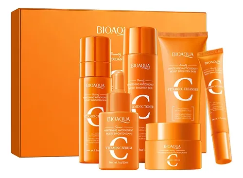 Xh Kit Vitamina C Bioaqua Aclarante Antioxidante Cn