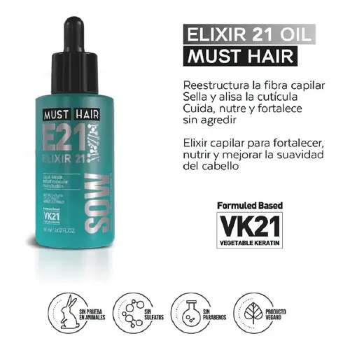 Serum Must Elixir Reconstruccion Instantanea E21 60ml Sow
