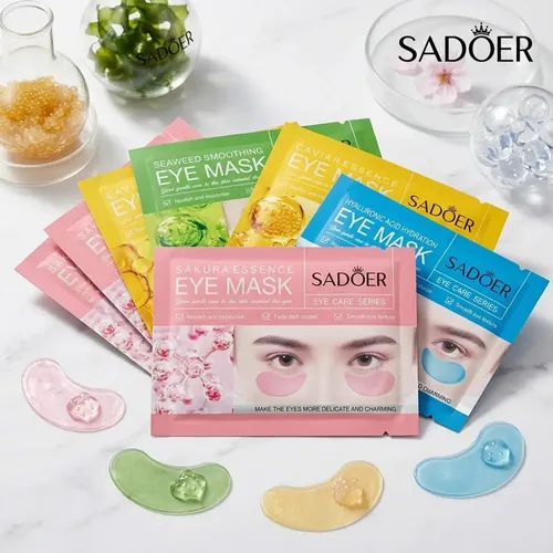 Pack X3 Sadoer Parches Anti Ojeras Hidratantes Ojos Todo Tipo De Piel