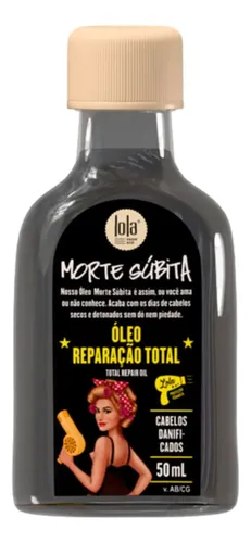 Óleo Capilar Lola Morte Súbita Reparación Total 50ml