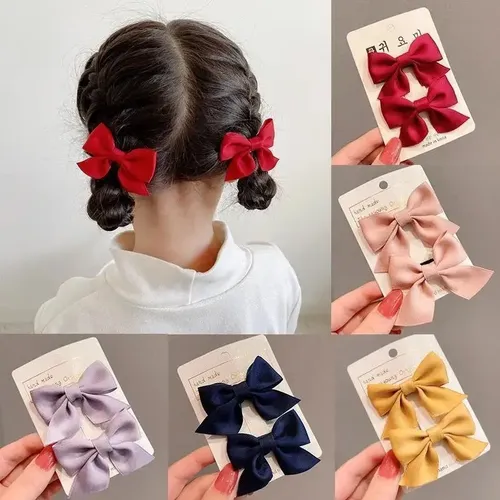 Yn. Accesorios De Peinado Hairpin Mutong Bow Para Niños */