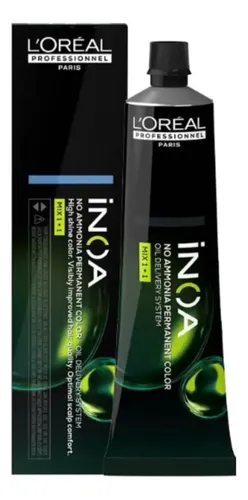 L’oréal Pro Inoa Sin Amoniaco 9 Rubio Muy Claro 60 Ml