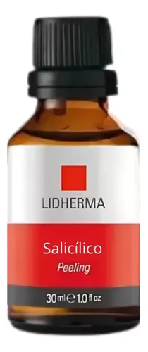 Acido Salicílico 2% Peeling Seborrea Acné Manchas Lidherma Todo Tipo de piel