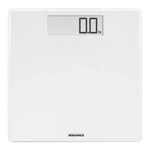 Balanza Digital Soehnle Style Sense Safe 100 de 180 kg, Blanca con Plataforma Antideslizante