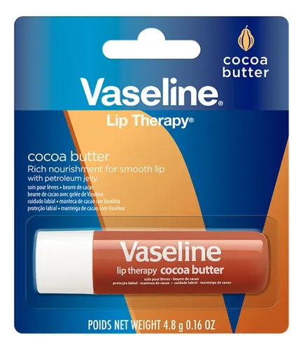 Vaseline Lip Therapy Cocoa Butter Bálsamo Labial De Usa