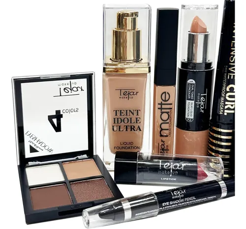 Combo Surtido Maquillaje Tejar Total Nude. Eleccion De Tonos