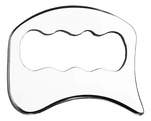 Herramienta Gua Sha Acero Inox Para Masajes Y Terapia