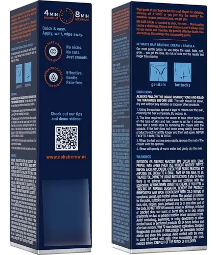 Crema Depilatoria Masculina No Hair Crew 100ml