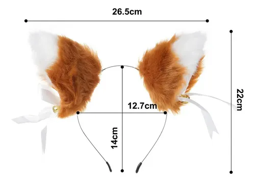 Hair Bow For Women, Girls And Foxes, Soft, // -///