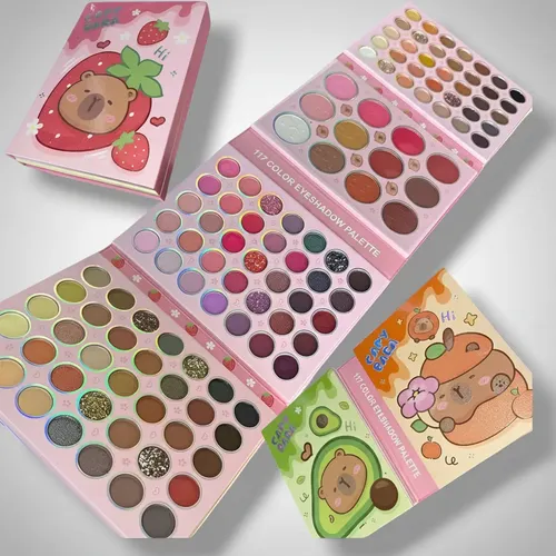 Paleta De Sombras De 117 Tonos De Capibara