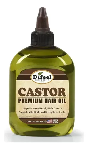 Tratamiento Capilar Aceite De Ricino Premium Difeel 75 Ml