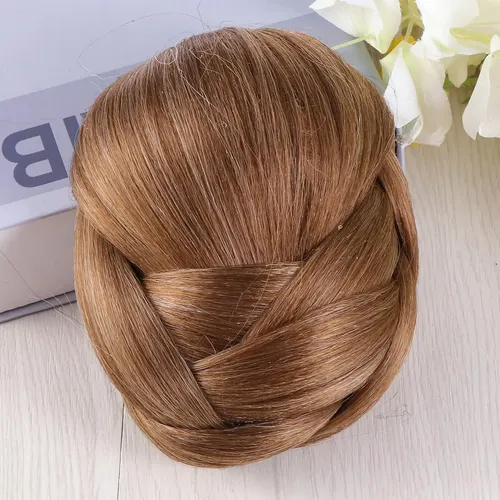 Jf Peluca De Fibra Sintética For Extensión De Cabello Con