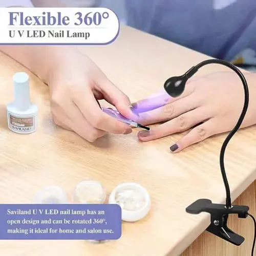 Cabina Flor Clip Soft Gel Luz Uv Led