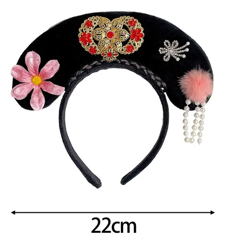 Tocado Chino De Flores Hanfu, Aro Para El Pelo, Estilo G Www