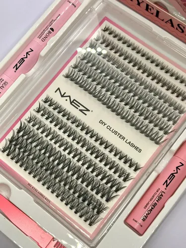 Set Completo Pestañas Postizas Naez Adhesivo Sellador Pinza