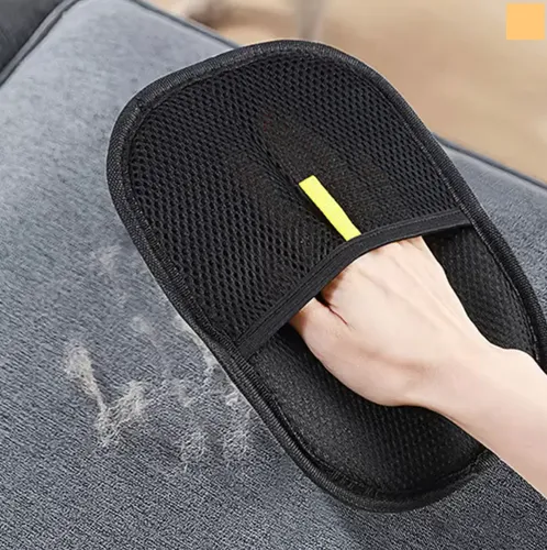 Saca Pelos Y Pelusas Para Ropa Limpieza Facil Guante Cepillo
