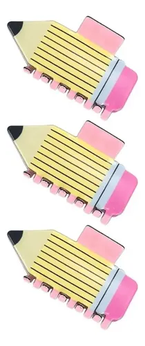 Ko Para Pinzas Para El Pelo Con Forma De Lápiz, Divertidas !