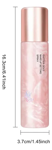 Spray Fijador De Maquillaje Brillante, Spray De