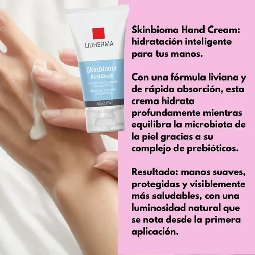 Crema De Manos Lidherma Skibioma Reparadora Hidratante