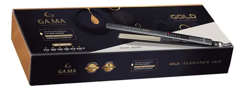 Plancha Alisado Gama Elegance Led Display Gold Ceramica 12c