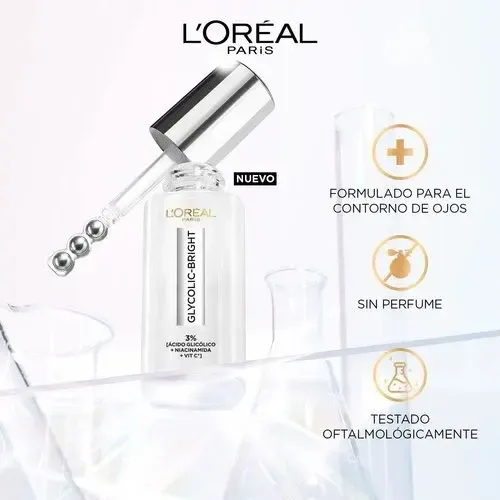 Serum Para Ojos Anti-Ojeras Glycolic Bright 20g L´Oreal Paris