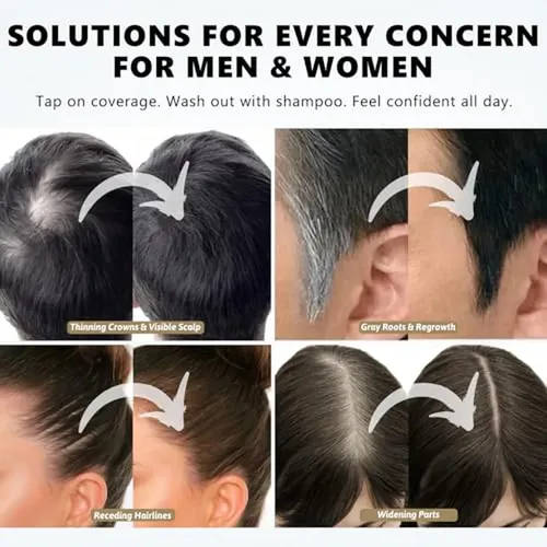 Tinte Para Cabello En Polvo Root Touch Up, Kit De Línea De C
