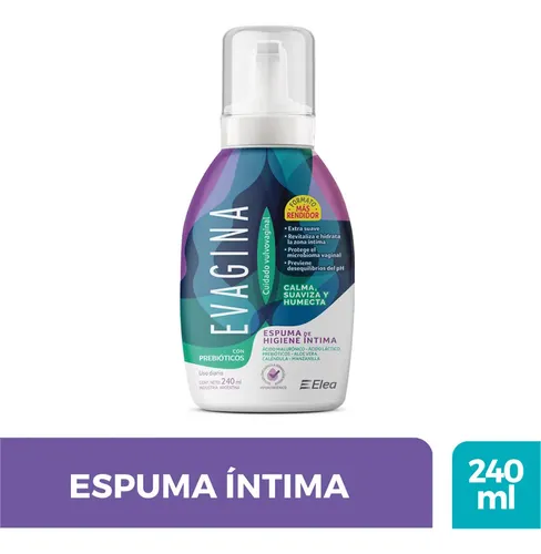 Evagina Espuma De Higiene Intima Con Probióticos 240ml