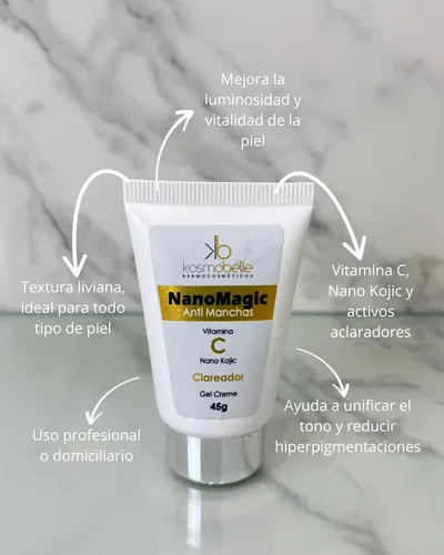 Despigmentante Anti Manchas Nano Magic 45g Importado