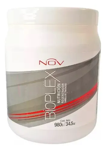 Baño De Crema Nutricion Para Cabello Bioplex Nov Pote 980gr